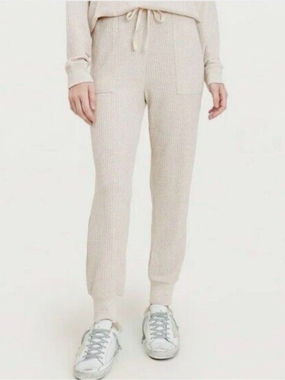 Splendid Ribbed Waffle Jogger Pants